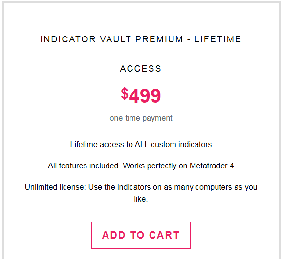 price vault premium